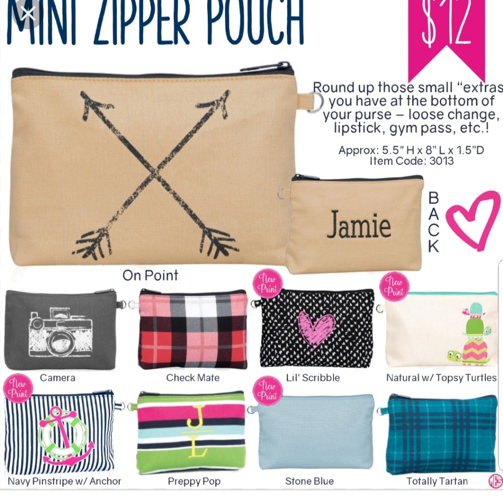 Thirty-One Mini Zipper Pouch - Picture 4 of 4